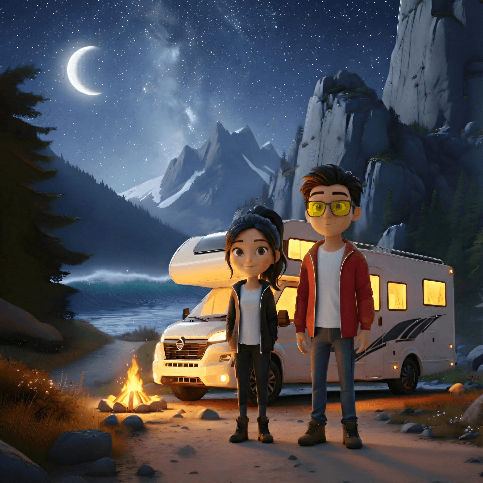 NoBaggage2Rome Hero - Night Mode