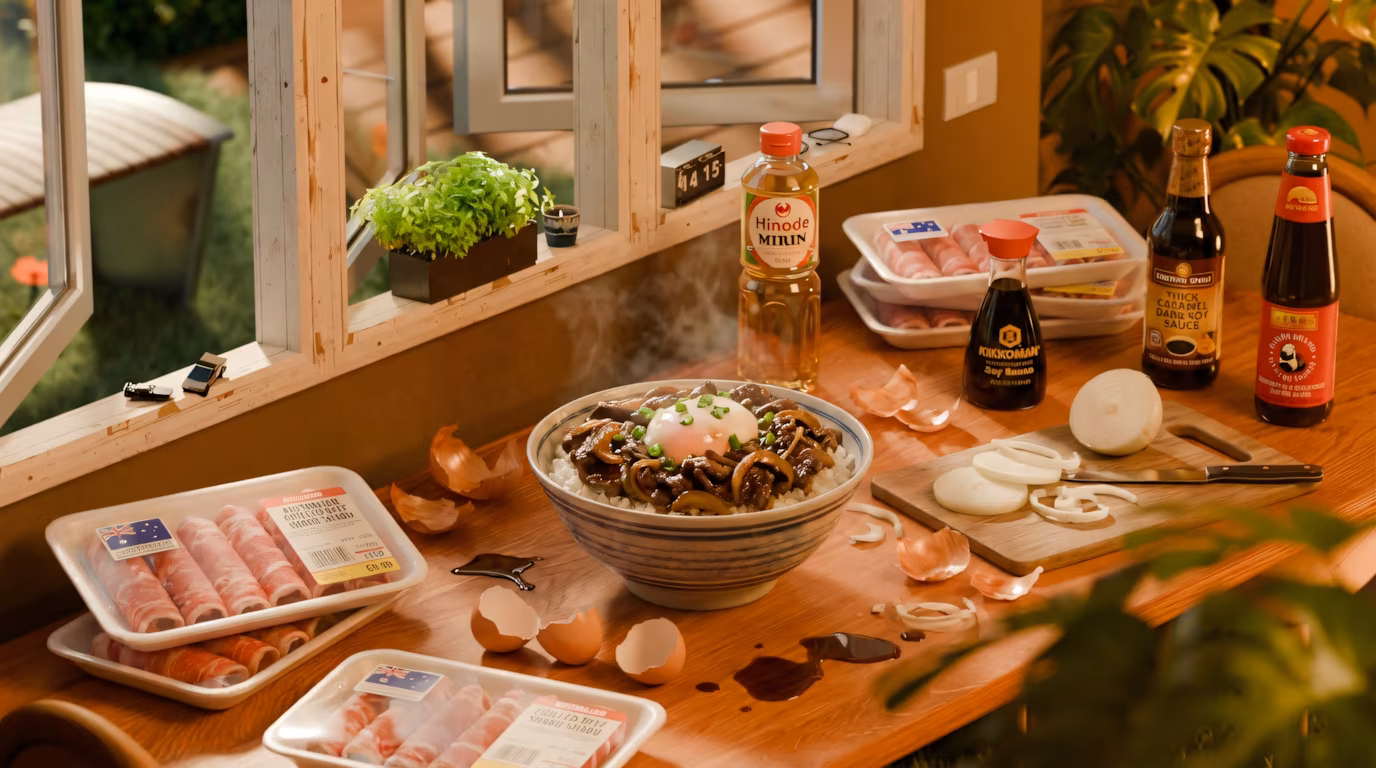 Gyudon (Japanese Beef Bowl)