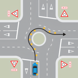 Roundabout Right Turn