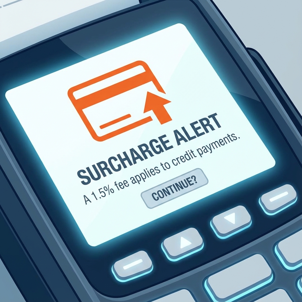 Surcharge on Payment Terminal